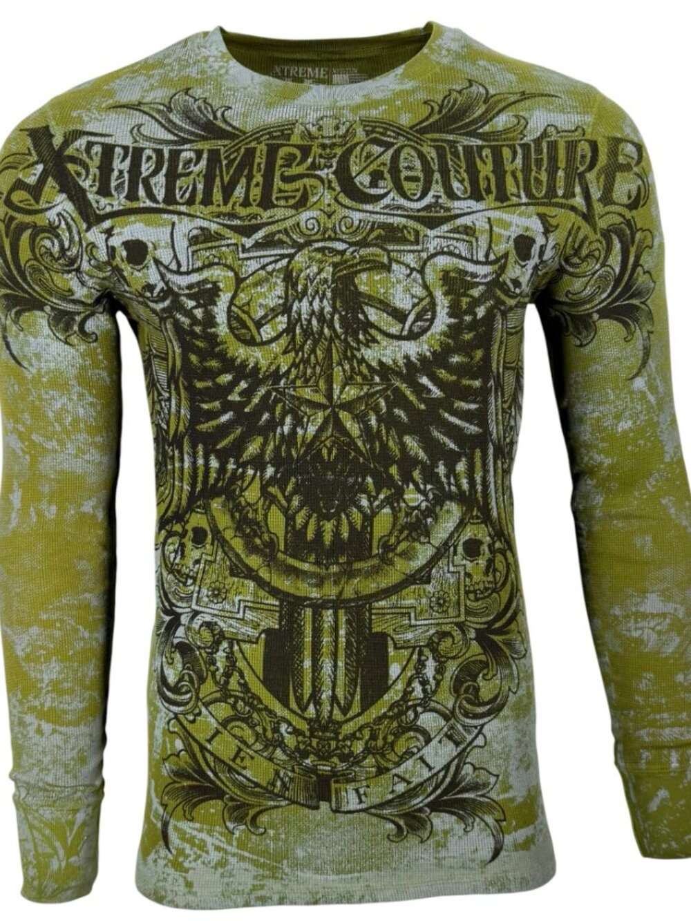 Xtreme Couture By Affliction Men's Long Sleeve Thermal Shirt Patron